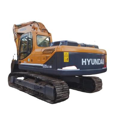 China Coreia usou o peso de trabalho da máquina escavadora 220lc-9s de Hyundai 22 toneladas de máquinas escavadoras da esteira rolante à venda