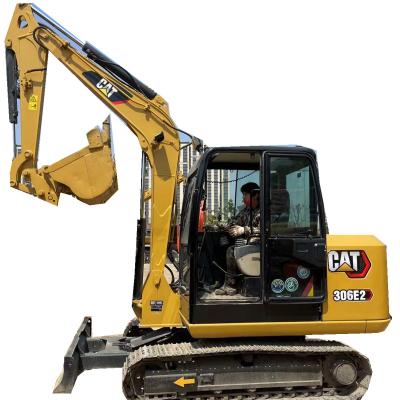 Chine 306E2 Caterpillar a employé Mini Hydraulic Crawler Excavator 6 tonnes à vendre