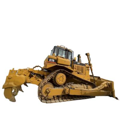 China Used Caterpillar D7R CAT Bulldozer Crawler Dozer Construction Tractor for sale