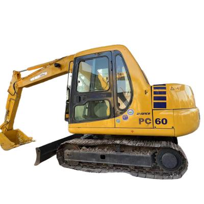 China 6 Ton Used Mini Excavator Used Komatsu Excavator PC60 7 zu verkaufen