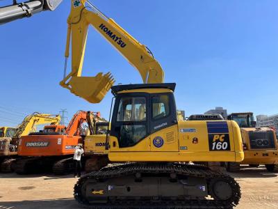 China PC160LC-7 Used Komatsu Excavator Clean Used Equipment 16 Tons Excavator for sale