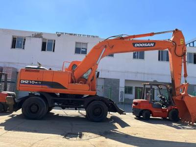 China DH210W-7 Second Hand Wheel Excavator 12 Tons Doosan Used Excavator for sale