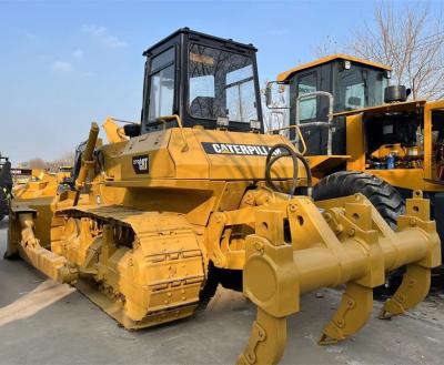 China Used CAT Caterpillar D7G Crawler Tractor Bulldozer Good Condition With Blade And Ripper for sale