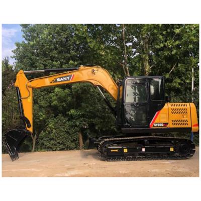 China Chinese Brand SANY SY95C Used Hydraulic Excavator Weight 9 Tons Tier3 With Blade for sale