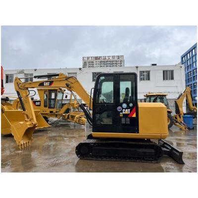 China Small Digger CAT 305.5E2 Used Hydraulic Excavator Weight 5 Tons With Blade Te koop