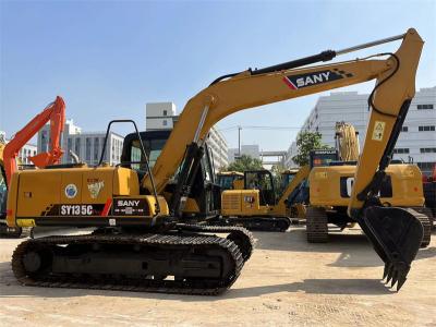 China Used Hydraulic Excavator Second Hand Sany SY135C Excavator for sale