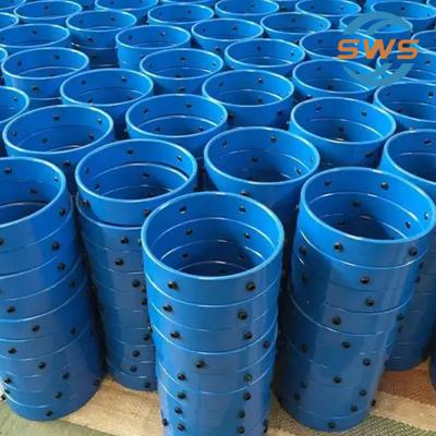 China API 10D Casing Centralizer With Spiral Nail Stop Collars, Hinged With Set Screws 7 5/8