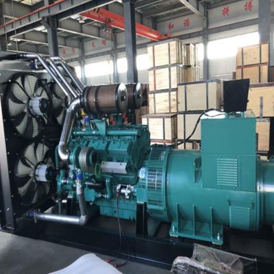 China 600KVA Cummins Diesel Generator Set Green 6 Cylinder Diesel Engine Generator for sale