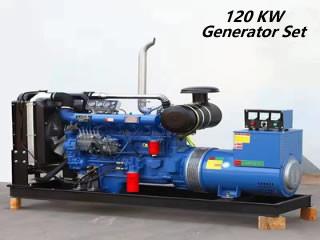 중국 백업 전력 공급을 위한 스마트겐 제어기 120 kw 디젤 엔진 발전기 1800 RPM 판매용