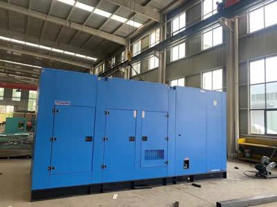 China Compact Size Silent Generator Set Soundproof Design Low Noise For Quiet Place for sale