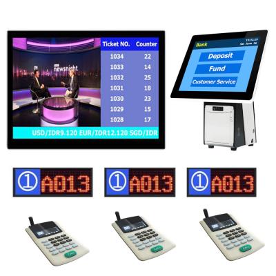 China Hospital 64G SSD 15.6 Inch Table Queue Token Management System for sale