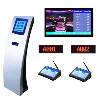 China 17 Inch Touch Queuing Number Ticket Kiosk Customer Queuing System for sale