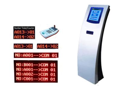 China CE Indoor English Arabic Touch Screen Ticket Machine for sale