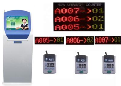 China Sistema de gestão virtual laminado escritório da fila do chamador do aço QMS do banco à venda