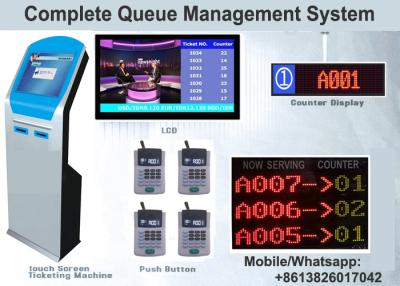 China Dustproof Multilingual Bank Queue Management System Ticket Dispenser for sale
