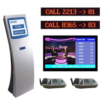 China Touch Service Center Queue Ticketing System for sale