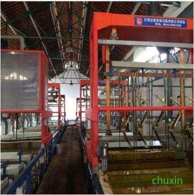 China Cadena de producción de electrochapado del OEM carril del cielo y tierra del cromo del níquel cuatro capas en venta