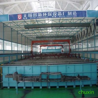 China Anode electrophoresis plating line for bus chassis（span 12.5 m） for sale