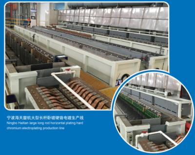 China Hanging Hard Chromium Electroless Nickel Plating Line ISO9000 for sale