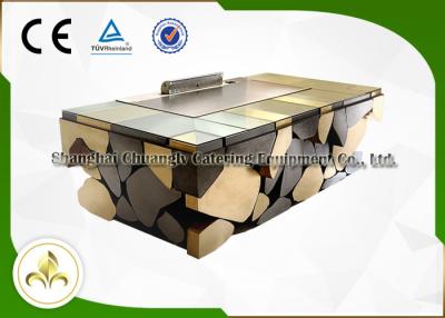 China Electromagnetic Induction Teppanyaki Plate Japanese Grill Table Restaurant for sale
