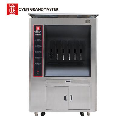 China Plaza automática de Oven Electric Six Grid Food da máquina da grade dos peixes da única camada à venda