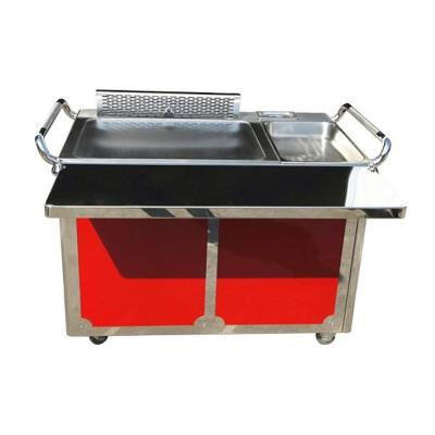 China Stainless Steel 304 Commercial Electric Countertop Rectangle Teppanyaki Grill Table for sale