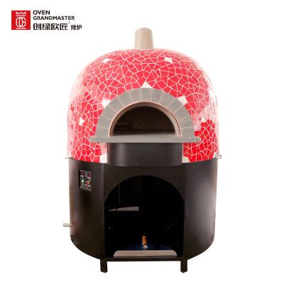 中国 溶岩の石のイタリア ピザ オーブンのガス暖房の円形か正方形の上の屋外の使用 販売のため