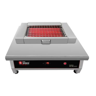 China 6kw Stainless Steel Electric Barbecue Grill Smokeless For Restaurant for sale