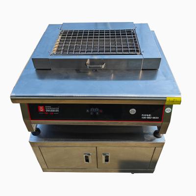 China Small Countertop BBQ Grill 45kg Kebabs Grill Restaurant Equipment for sale