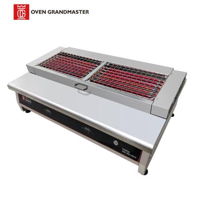 China Electric Small Commercial Barbecue Grills Table Top Smokeless For Hot Dog for sale