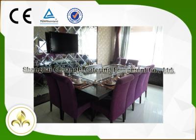 中国 電気管の暖房8の座席長方形のTeppanyakiのグリルのテーブル 販売のため