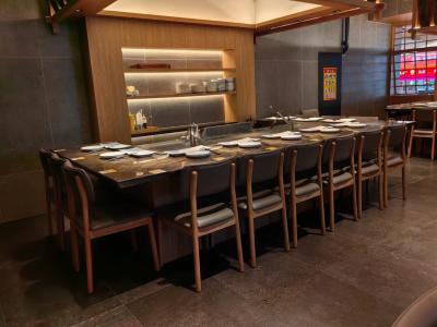 Chine Customized Decoration Furniture Restaurant Hibachi Grill Temperature Range 50-300C à vendre
