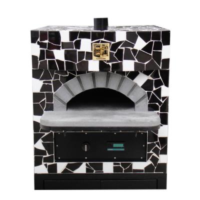 China Horno de alta temperatura y resistente al fuego de la pizza de Lava Rock Gas Heating Italian del rectángulo de la cerámica en venta