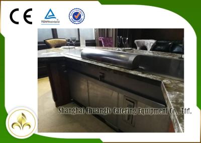 China Natural Gas Heating Japanese Teppanyaki Grill Table , Electric Teppanyaki Table Top Grill for sale
