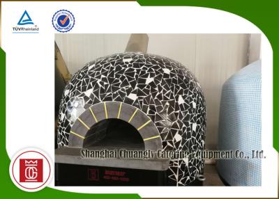 China Traditional Lava Rock Italy Brick Pizza Oven Gas Heating Pizza Oven Restaurant for sale