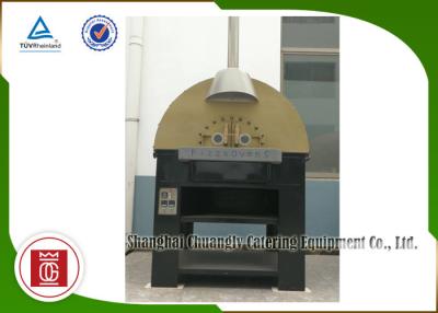 China Real Napoli Style Italian Pizza Oven Natural Lava Rock Gas Heat , Indoor Gas Pizza Oven for sale