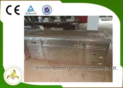 中国 2.2m Teppanyakiのグリルのテーブルの電気管のヒーターは排気の多機能の下で腹を立てる 販売のため