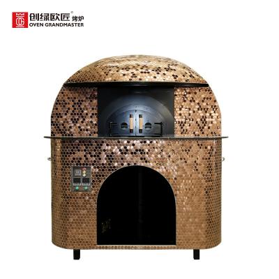 China Electric Traditional Italian Pizza Oven Copper Decoration Napoli Outdoor Oven for sale