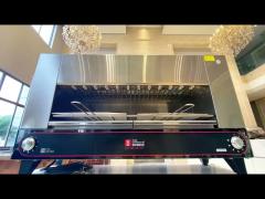 Ss304 Chicken Rotisserie Slamander Grill Oven 380V 50HZ Rib Commercial Bbq Equipment