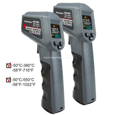 China Kaemeasu Color Display High Heat Infrared Thermometer With Laser Targeting for sale