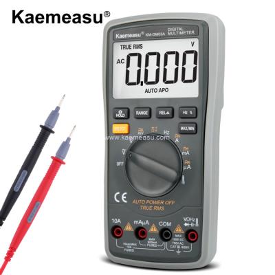 China Kaemeasu 03A Multimetro digital de alta precisión 6000 cuenta rango automático 1000V CA DC Multimetro inteligente en venta