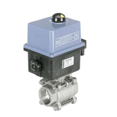 China Burket  Pneumatic Rotary Actuator Electric 8804  2/2 Way with chinese brand Ball Valve for sale