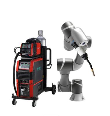 China Cobot colaborador dos robôs do TM TM5-700 que solda com a máquina de soldadura chinesa do tipo e a tocha de TBI para a soldadura do mag tig do mig à venda
