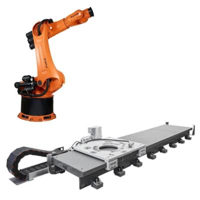 China GBS Robot Linear Track Rail For Laser Welding Robot Arm And KR70 KUKA Robot for sale