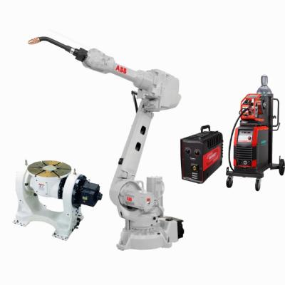 China Industrial Robot Arm 6 Axis ABB IRB 2600/12-1.65 Professional Welding Robot With Megmeet Power For Automated MIG Welding for sale