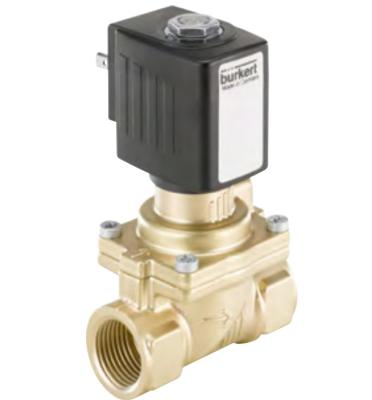China High Pressure Resistant 3/2 Running Burkert Brass Solenoid Valve 6014 For Pneumatic Applications for sale