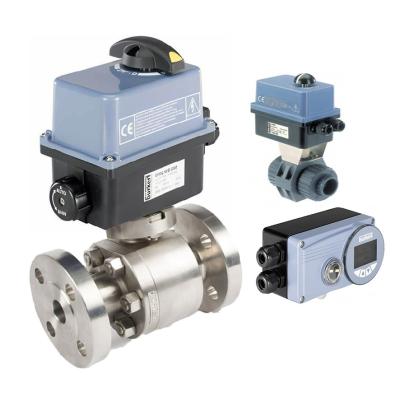 China Burkert 8804 Electric Rotary Actuator With 2/2 Way Ball Valve For Control Valve Solution for sale