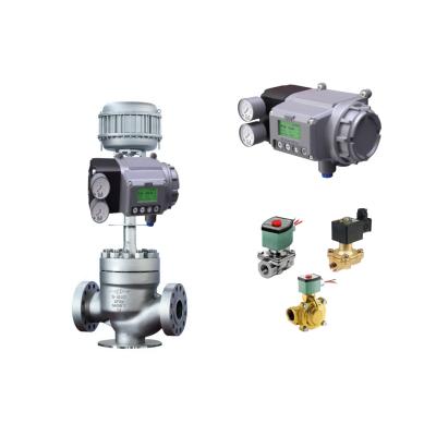 China Low Temperature Control Valve With Masoneilan SVI3 Digital Valve Positioner And EMERSON ASCO210 2-Way Solenoid Valves for sale