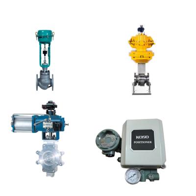 China High-quality China's pneumatic control valves  with KOSO EP800 Electro-Pneumatic Positioner for sale