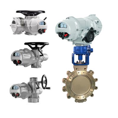 China IQ Range Alloy / Steel Electric Actuator With Chinese Brand Butterfly Valve en venta